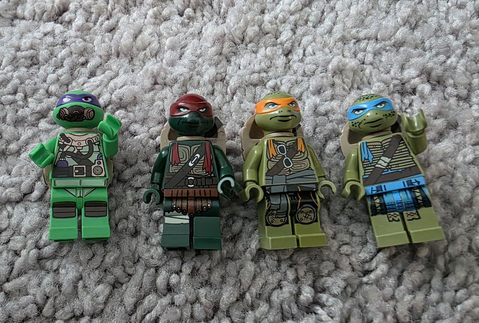 Listing photo for Lego Ninja Turtles Lot Of 4