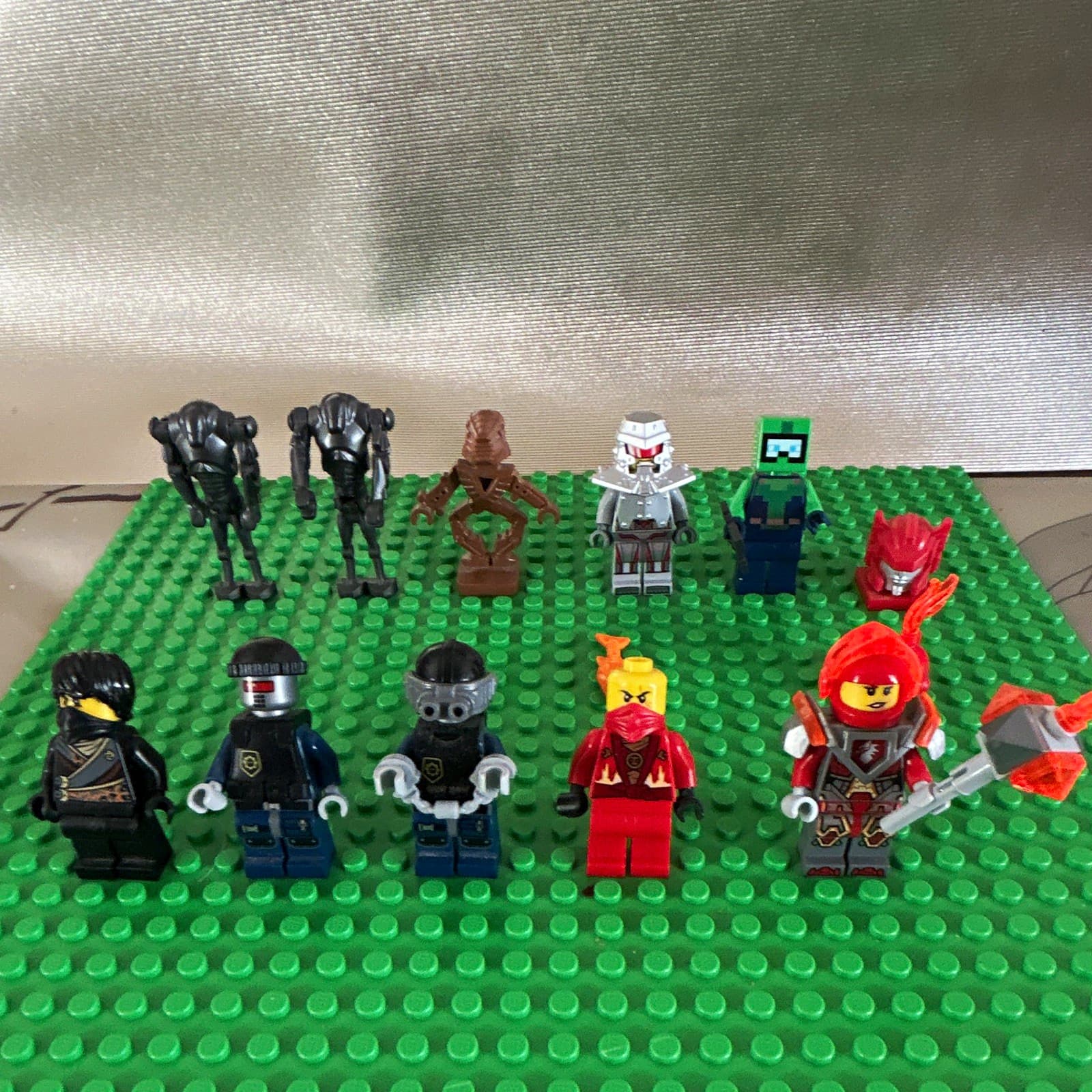 Listing photo for LEGO NINJAGO Ninja Minifigure Lot w/ Accessories Mixed Characters
