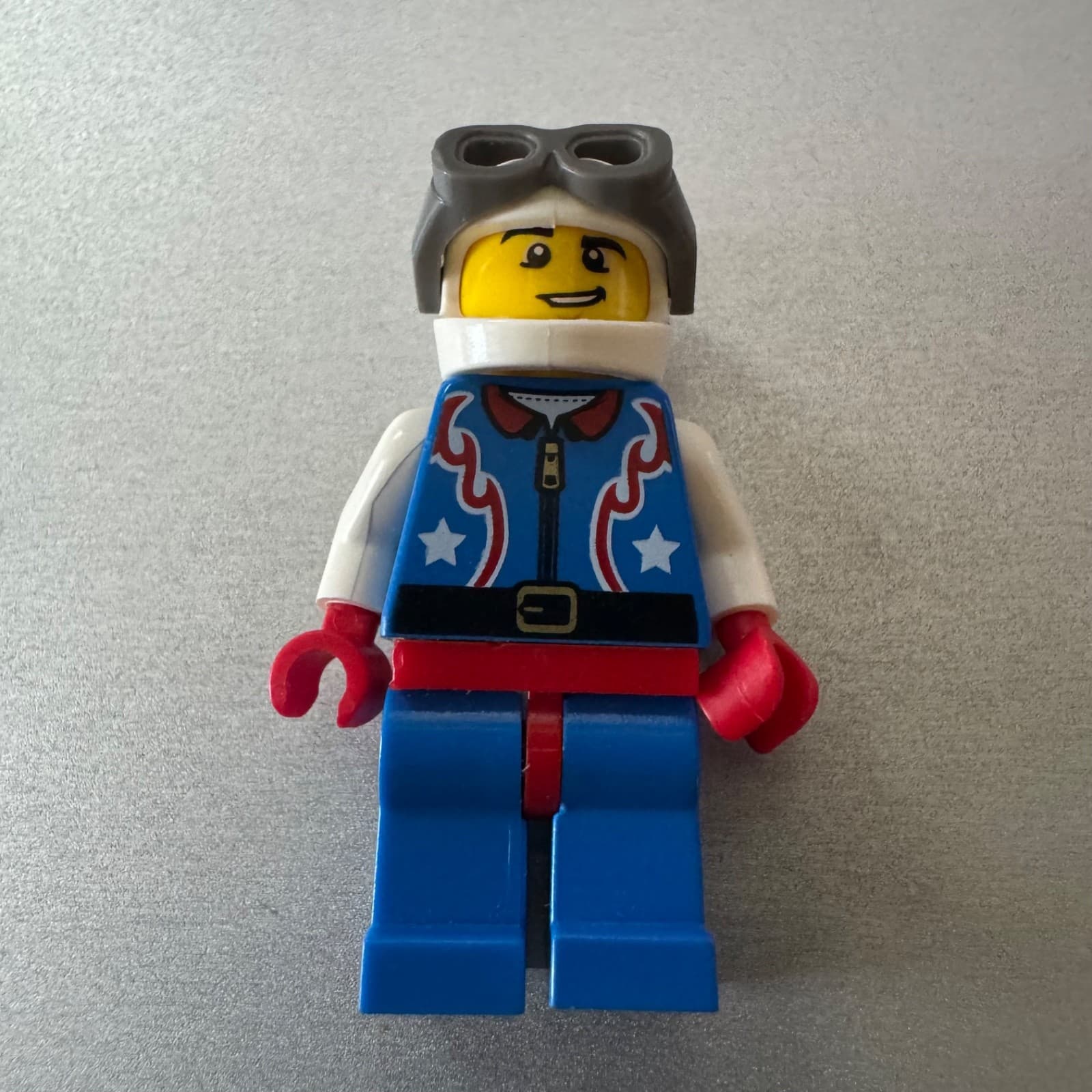 Listing photo for LEGO Daredevil Pilot Minifigure twn306 Retired 2018 Set 31076 CMF Genuine