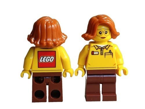 Listing photo for Lego MINIFIGURES Female, Toy Store Worker (LEGO), twn381
