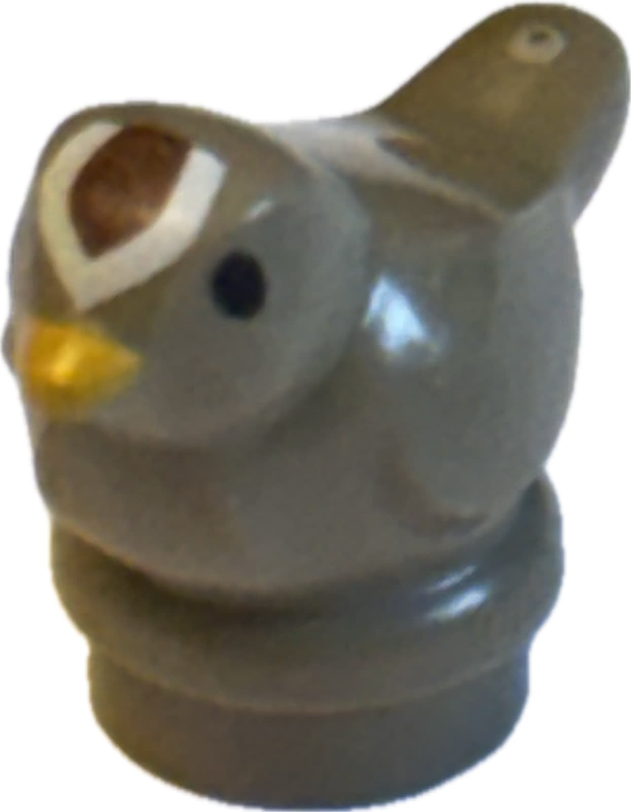 Listing photo for LEGO MINIFIGURE - Bird with Bright Light Orange beak COMBINE POST SAVE MONEY 💵