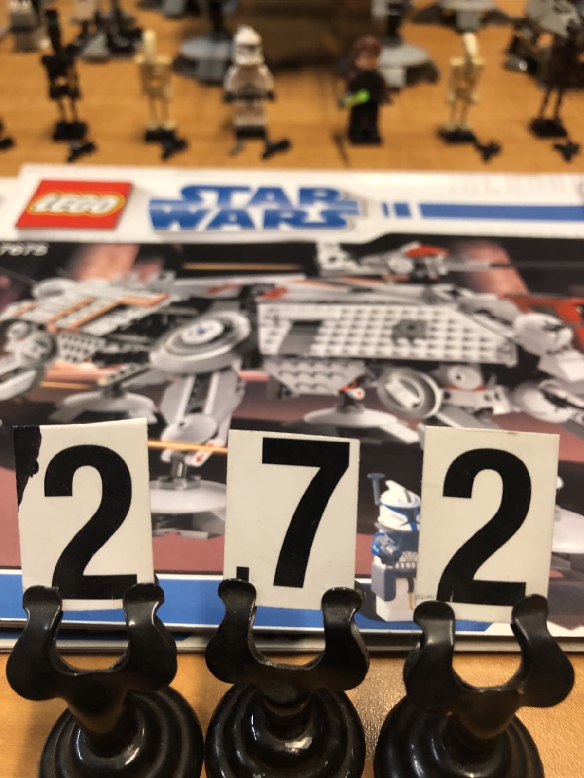 Listing photo for lego star wars at-te walker 7675 + extras