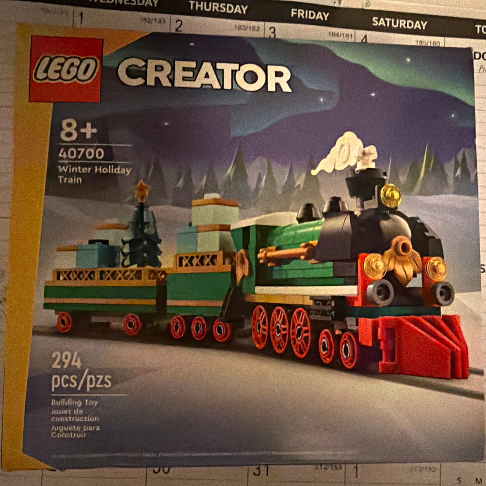 Listing photo for LEGO CREATOR Winter Holiday Train 40700 294 pcs Complete Set Age 8+