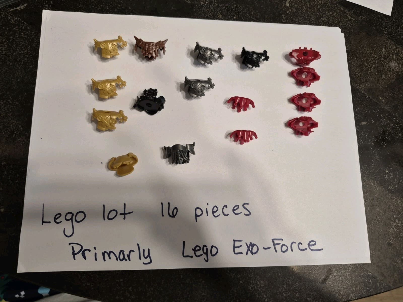 Listing photo for Lego Ex-Force Accessories Lot Of 16