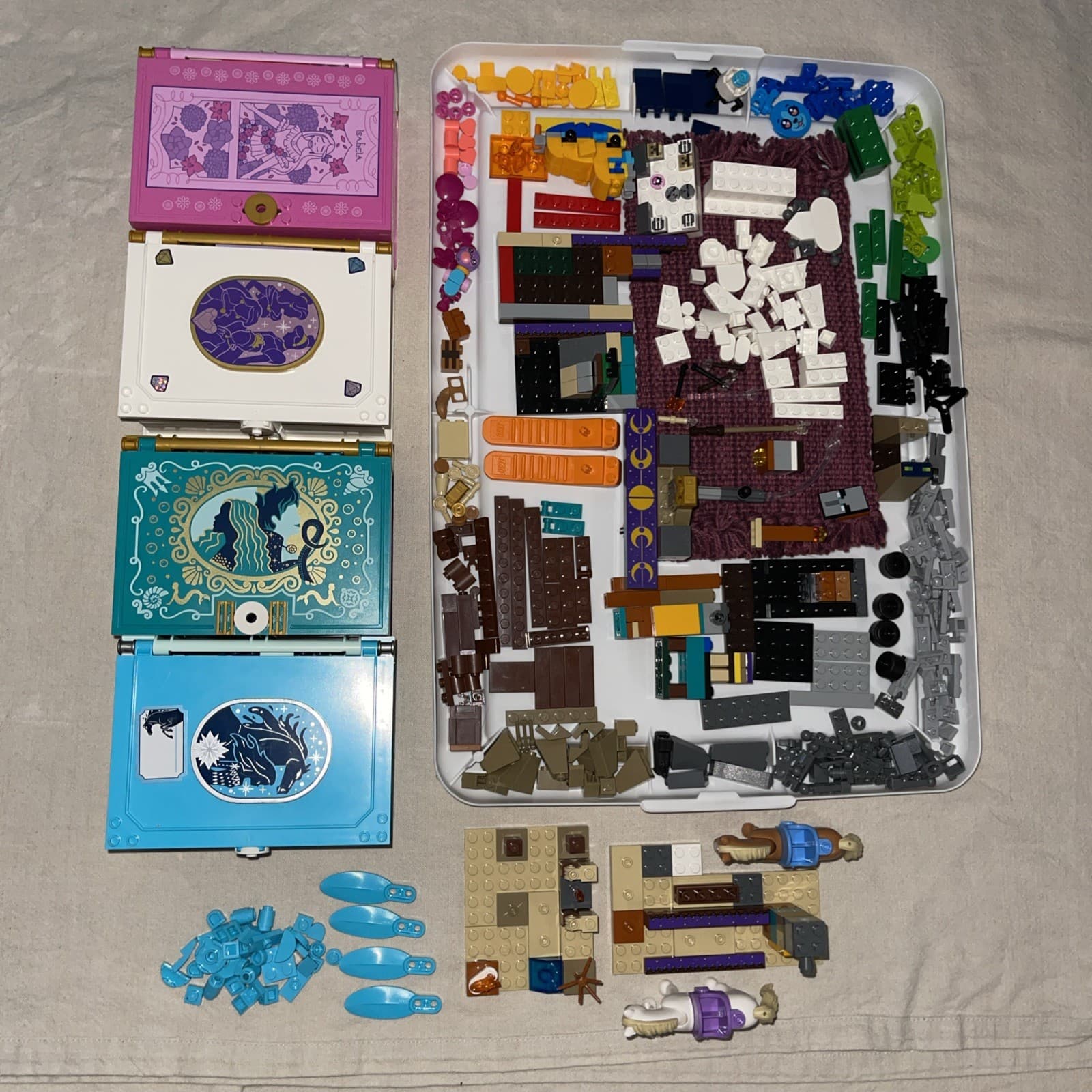 Listing photo for Lego Disney Storybook Minecraft Friends Lot