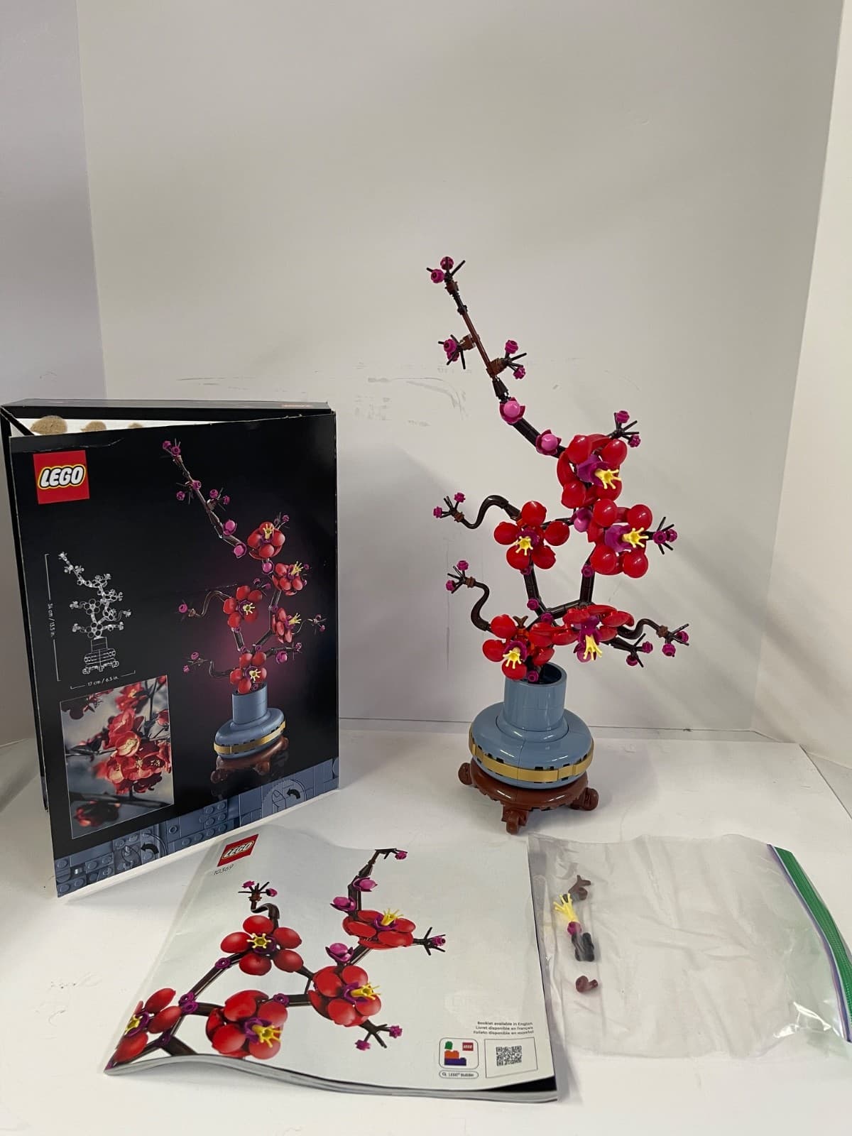 Listing photo for LEGO Icons Botanical Collection: Plum Blossom (10369) – w/ Box & Manua