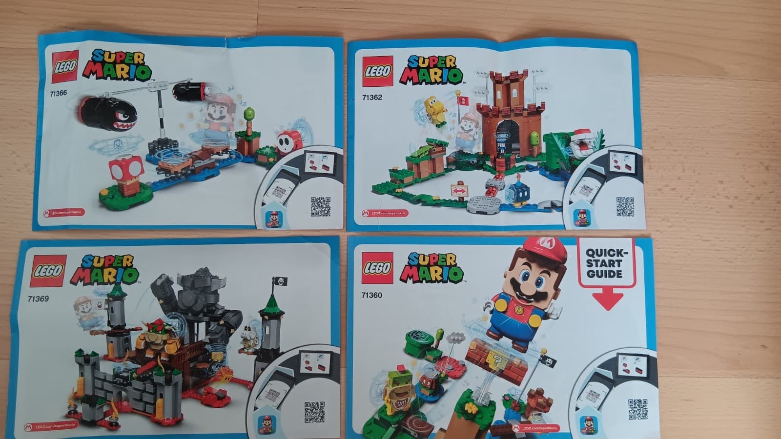 Listing photo for lego super mario bundle - sets - 71360 - 71362 - 71366 - 71369