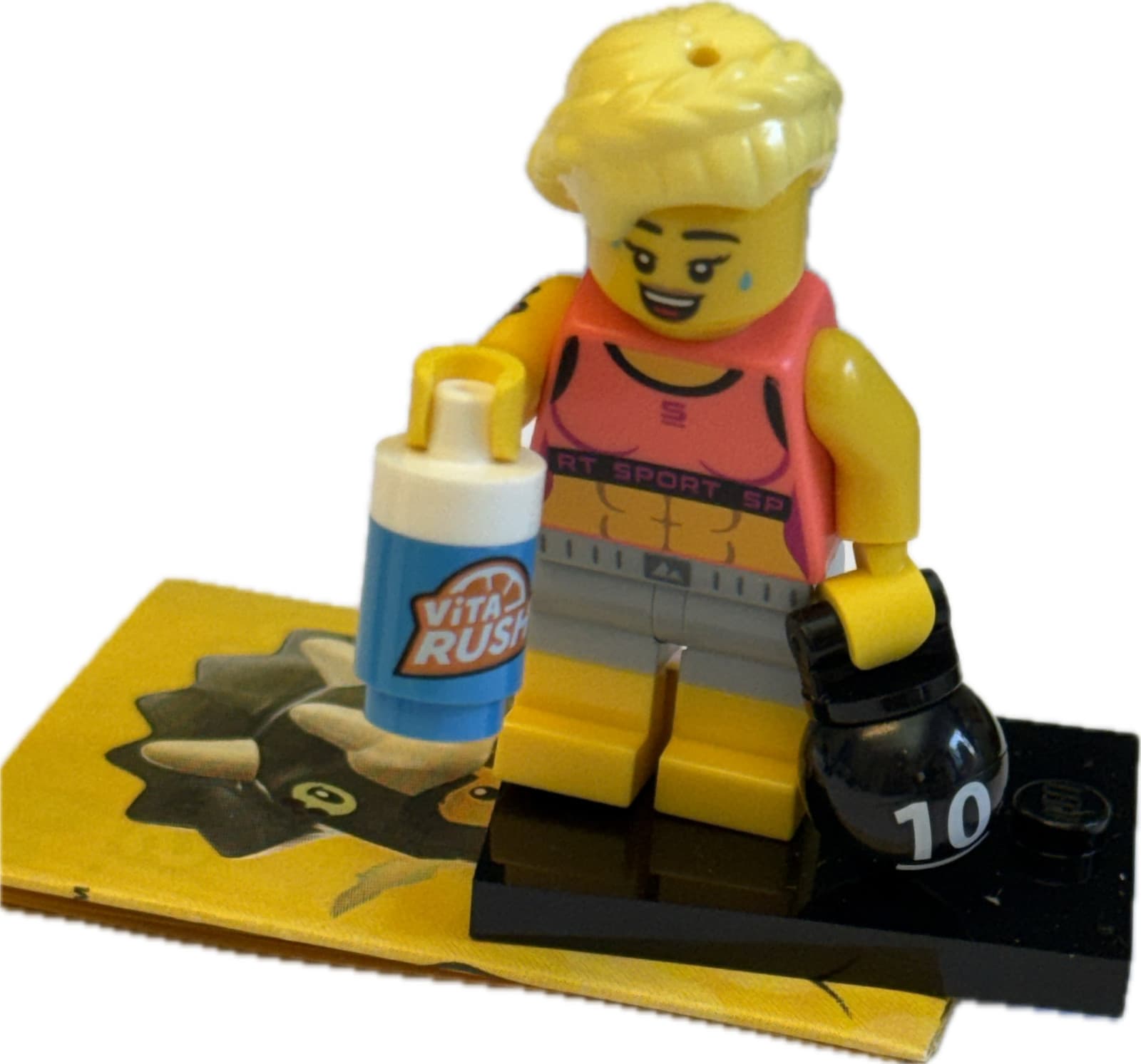 Listing photo for Lego Minifigure MINIFIG Lego Minifigures Series 25 Fitness Instructor 71045