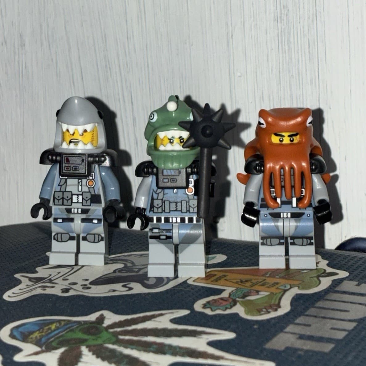 Listing photo for LEGO Ninjago movie minifigure lot x3 garmadoms skark army perfect condition