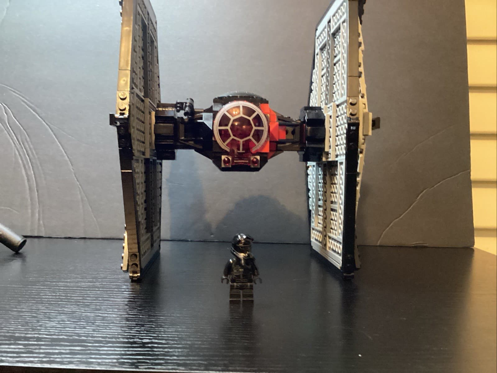 Listing photo for LEGO Star Wars: First Order Special Forces Tie Fighter (75101) incomplete 1 fig￼