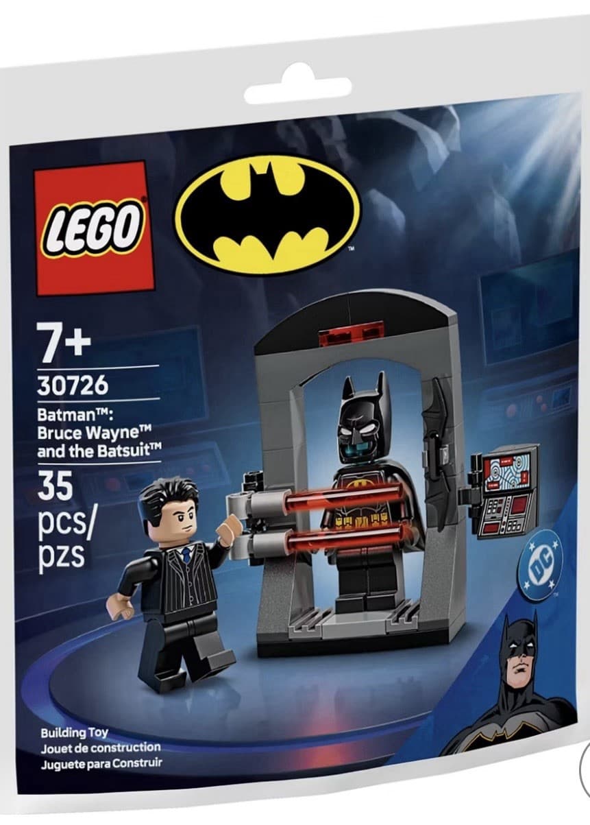 Listing photo for LEGO DC Batman Bruce Wayne and the Batsuit (30726) Minifigures Batcave 2026