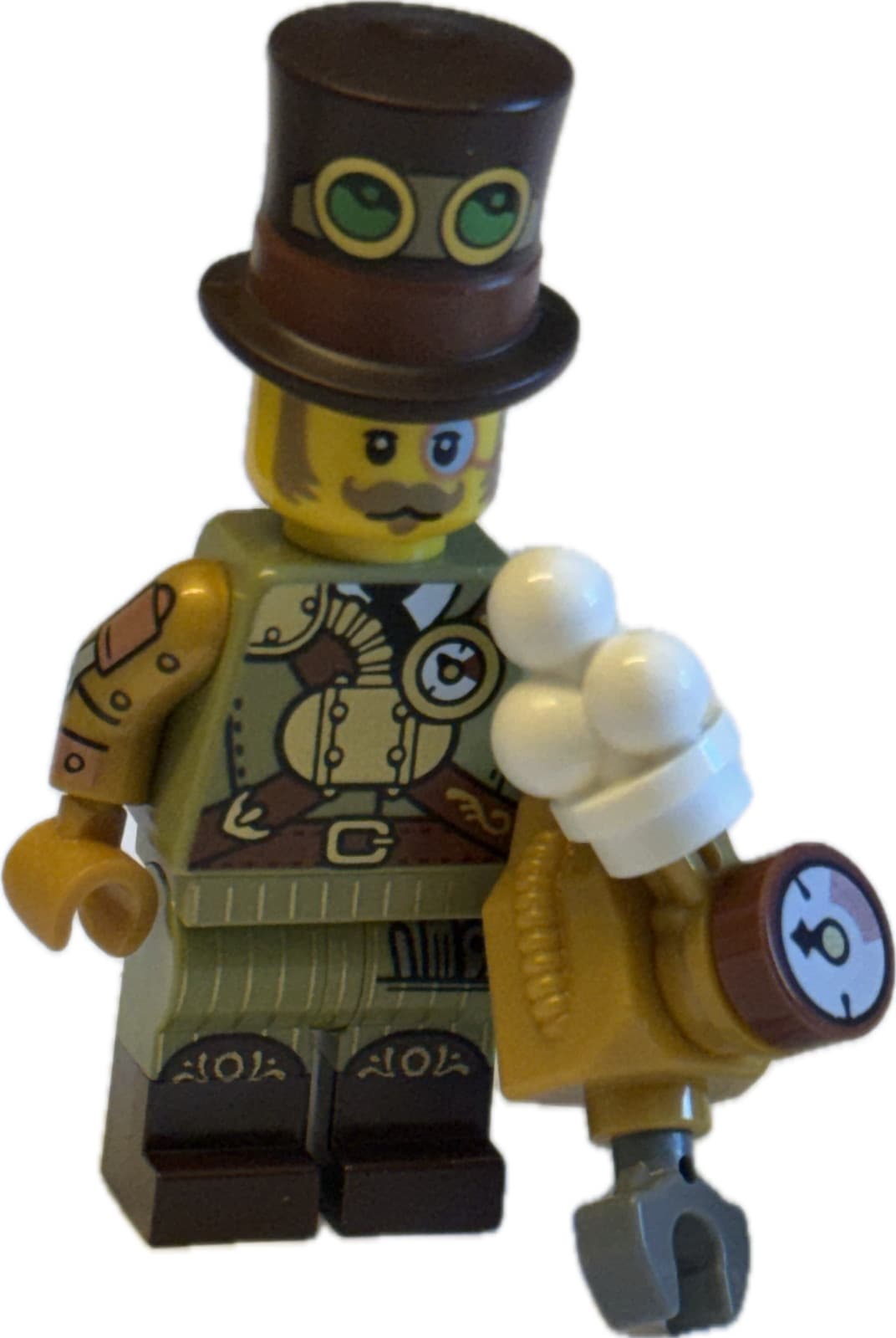 Listing photo for Lego MINIFIG Lego 71048 Series 27 Collectible Minifigure #12 Steampunk INVENTOR
