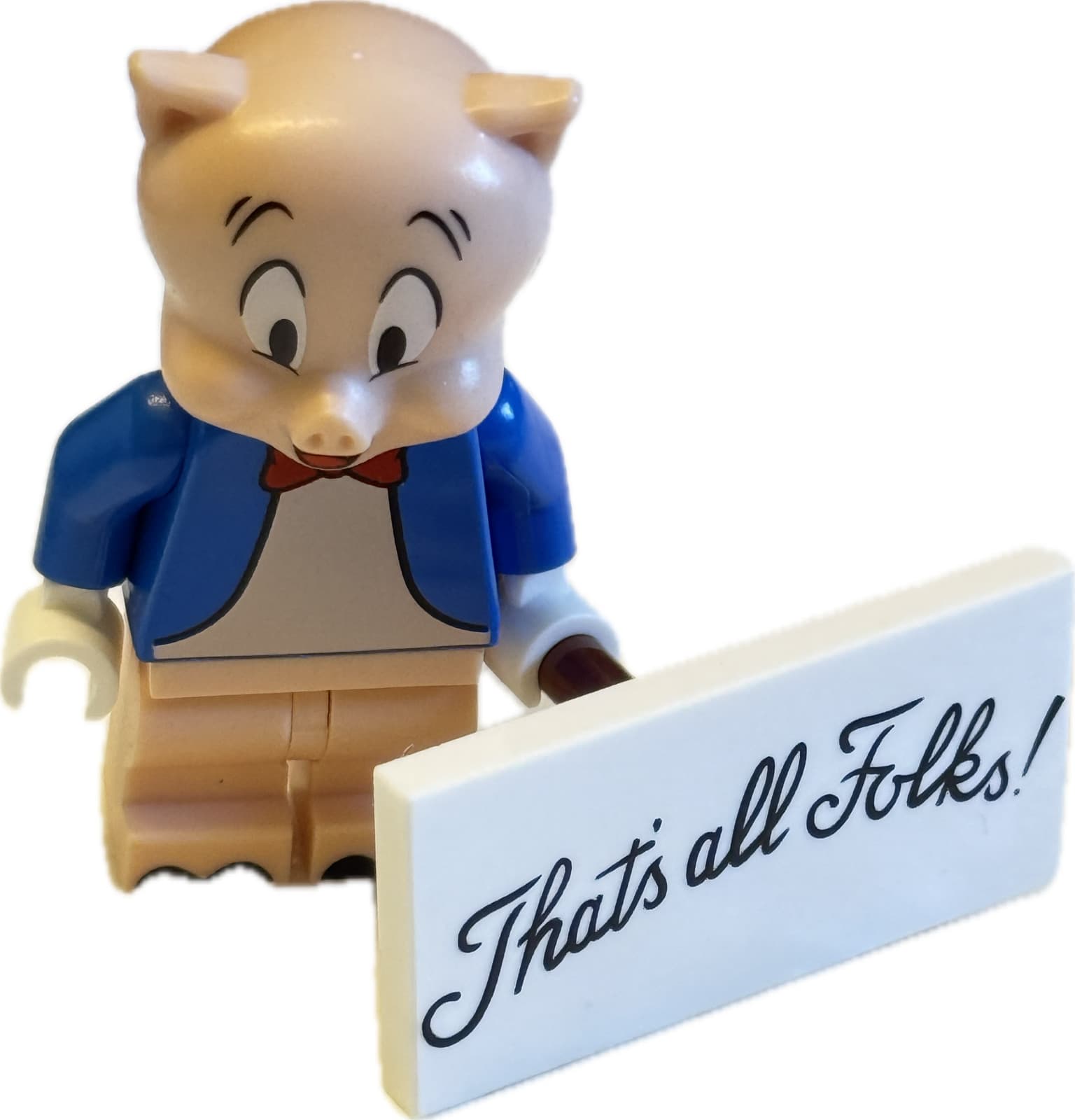 Listing photo for Lego MINIFIGURES LEGO MINIFIG Minifigure Series Porky Pig collt12