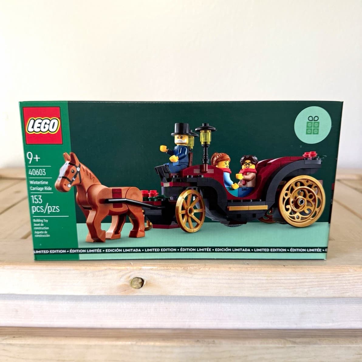 Listing photo for LEGO Seasonal Limited Edition 40603 Wintertime Carriage Ride GWP - NEW SEALED