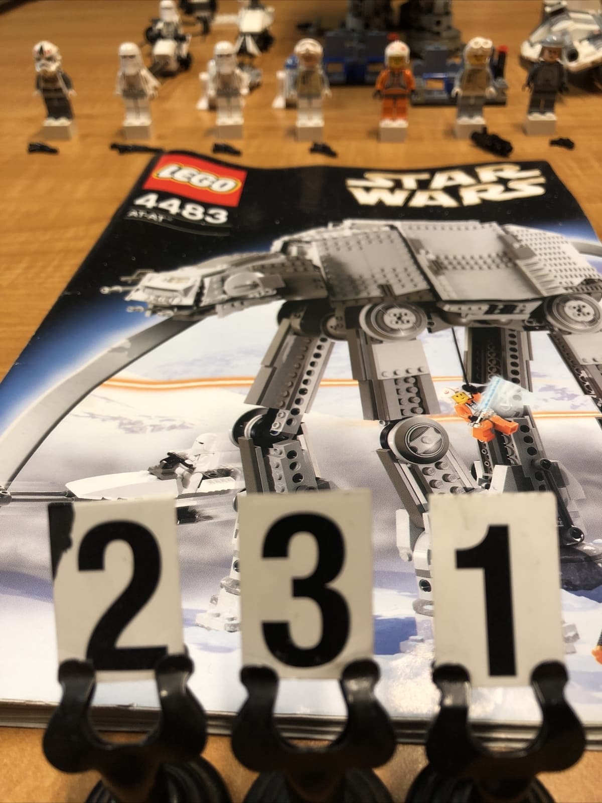 Listing photo for lego star wars at at 4483 + extras