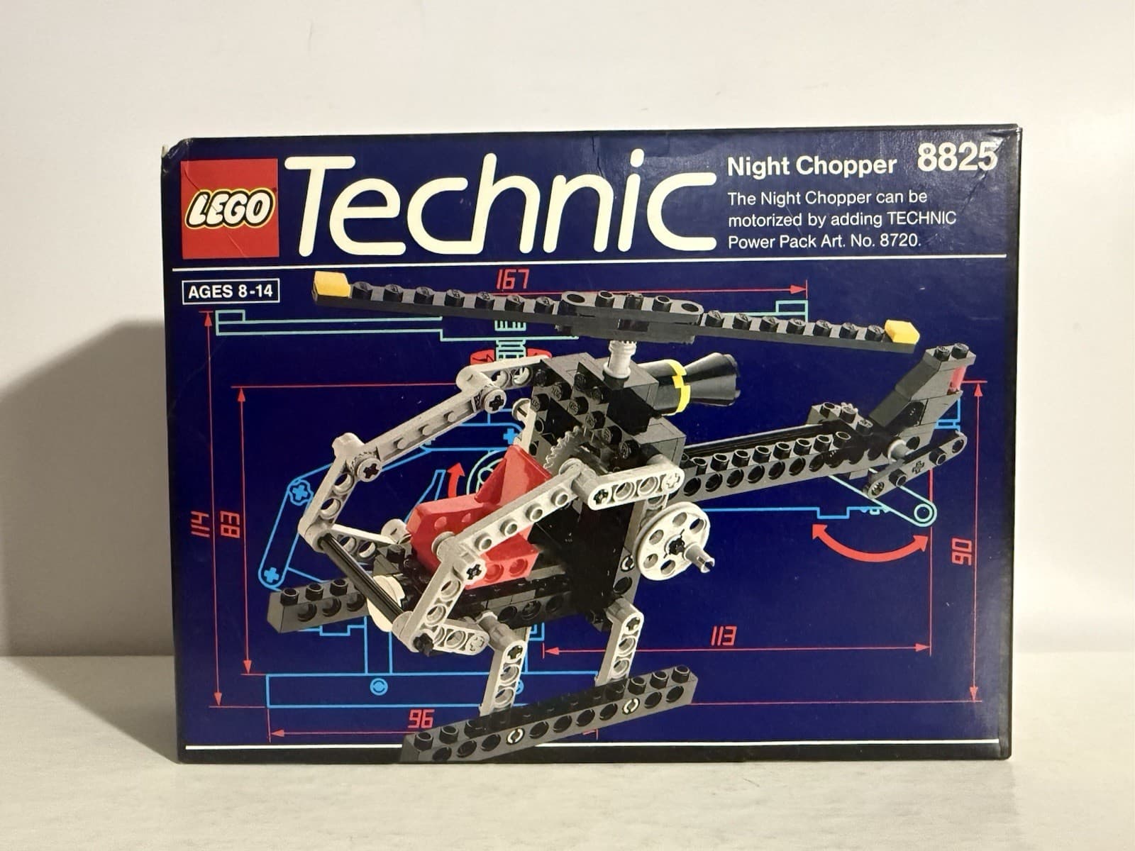 Listing photo for LEGO Technic 8825 Night Chopper Sealed 1991 112 Pieces Vintage Set