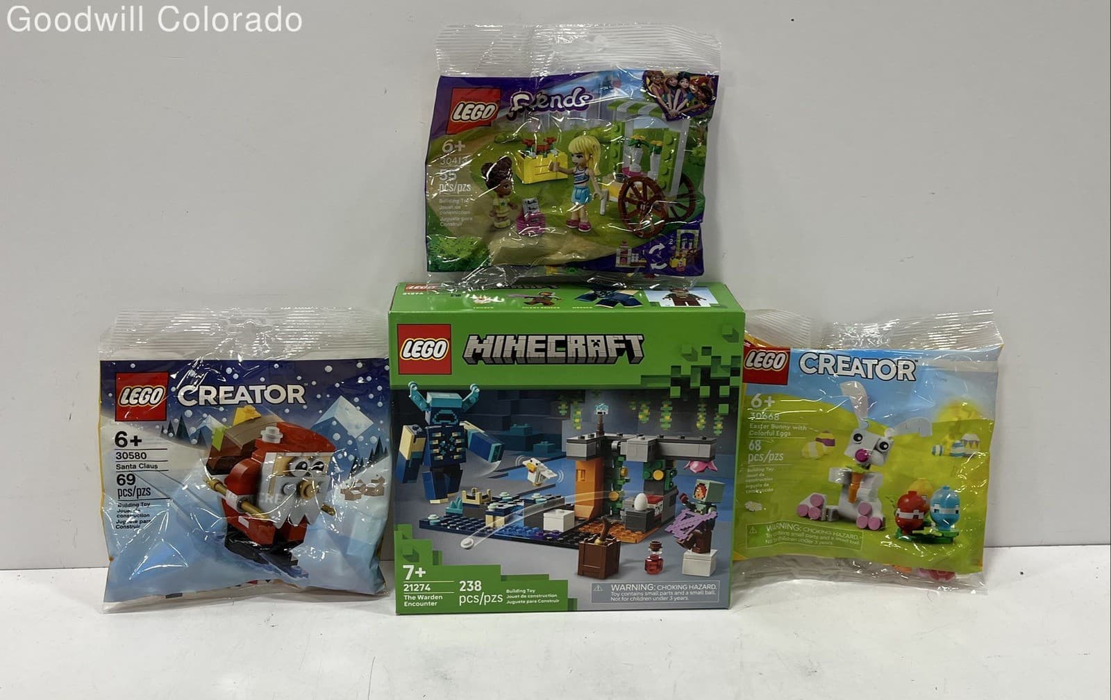 Listing photo for Lego 21274 Minecraft Friends Santa And Bunny Creator Complete Set Of 4