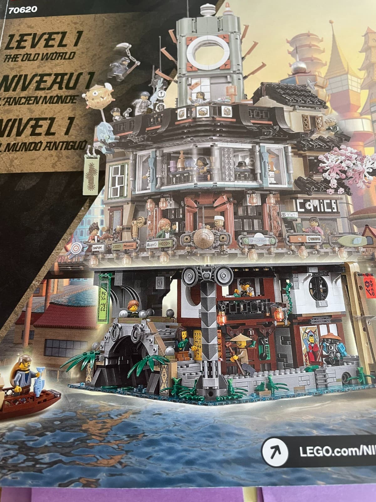 Listing photo for legos sets used model 70620 NINJAGO City