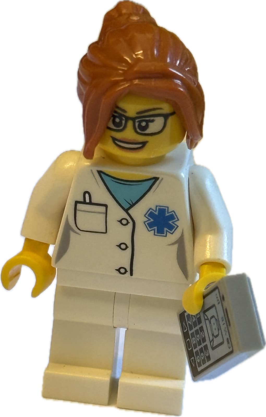Listing photo for Lego MINIFIG LEGO® City Hospital Medical Dr Nurse Doctor Female With EMT