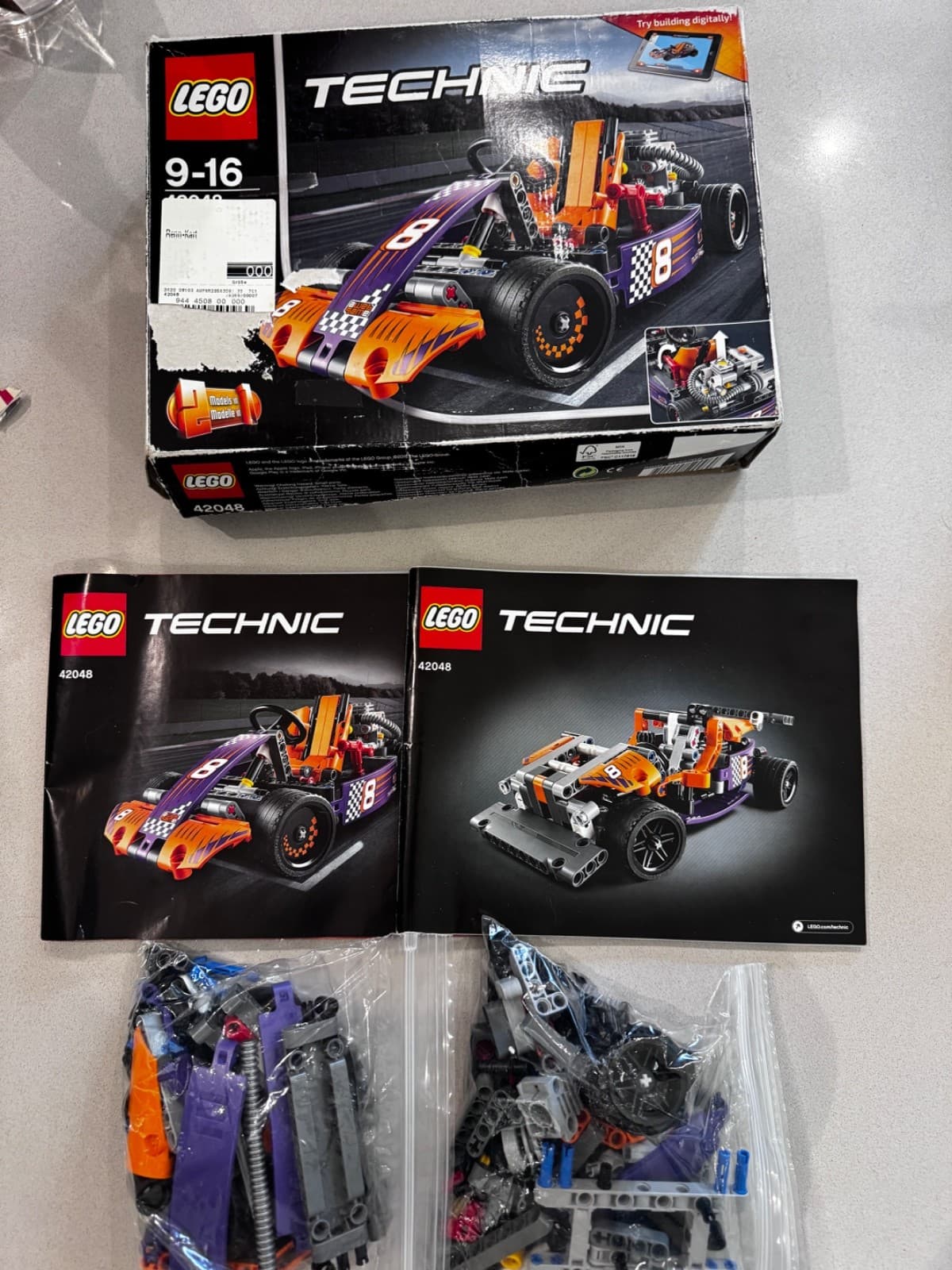 Listing photo for Lego Technic 42048 Race Kart Vintage
