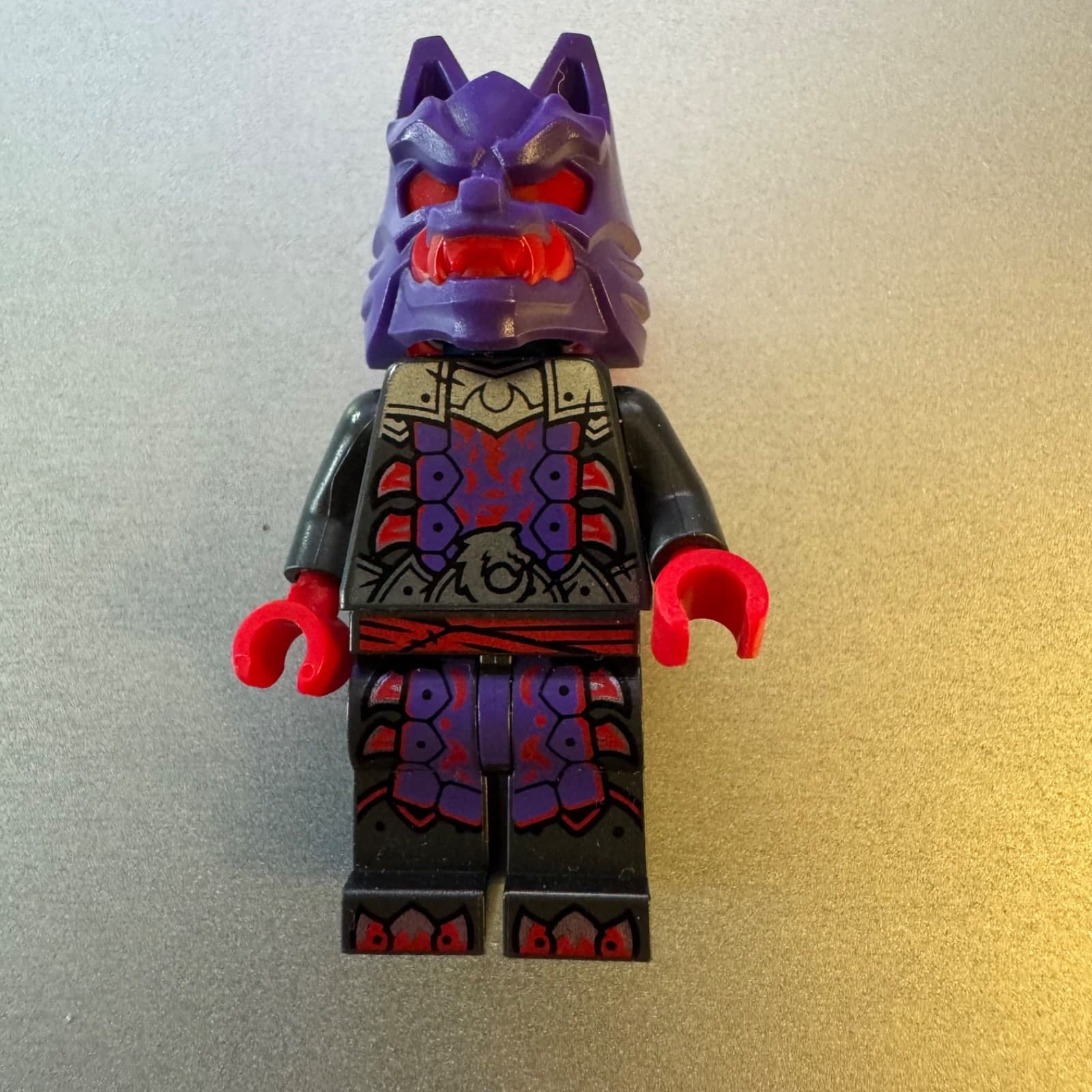 Listing photo for Lego NINJAGO Wolf Mask Warrior 30675 Dragons Rising Season 2 Minifigure Genuine