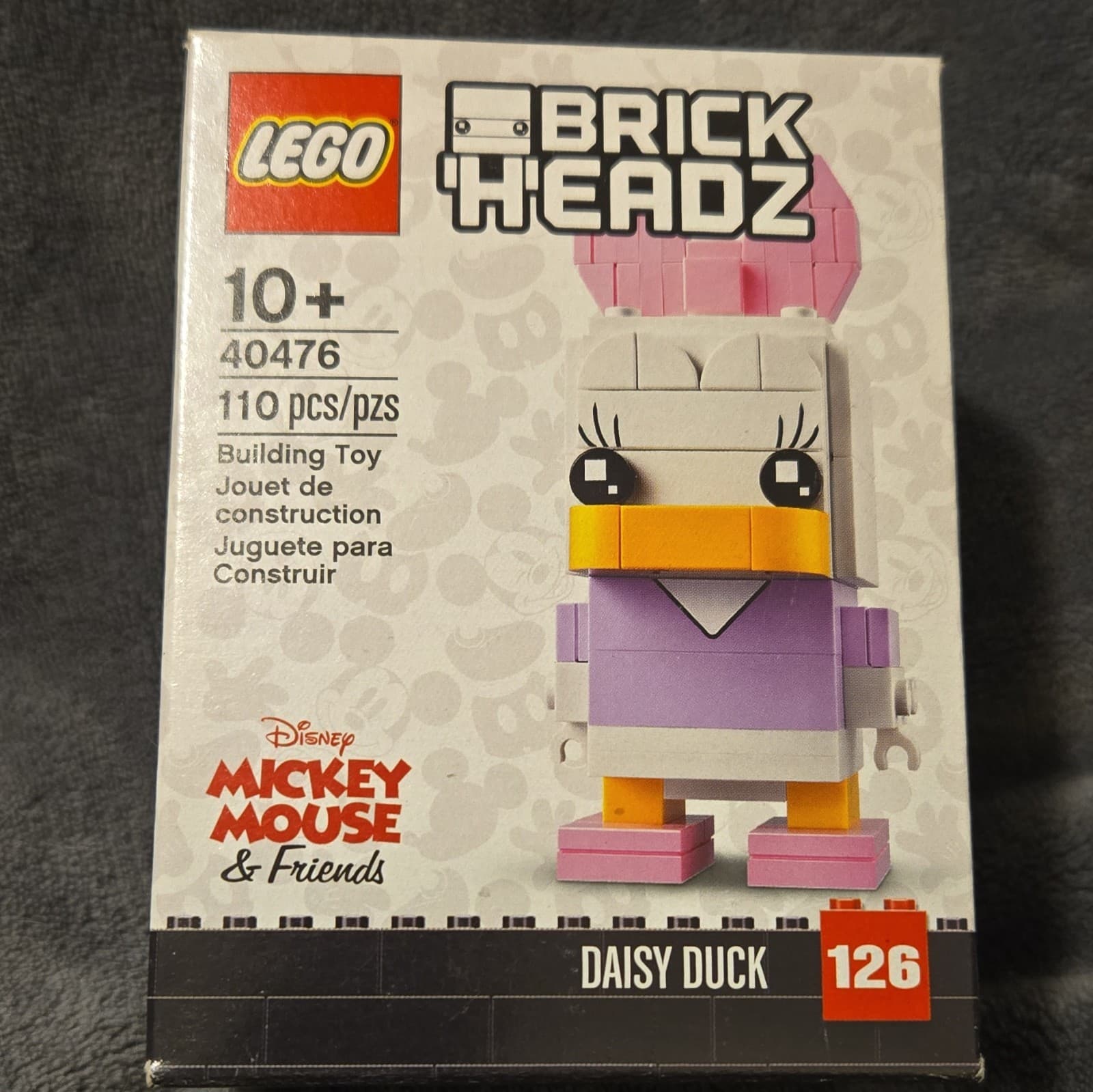 Listing photo for LEGO BrickHeadz Daisy Duck 40476 Complete Set, Disney Theme, 110pcs, Boxed, 10+