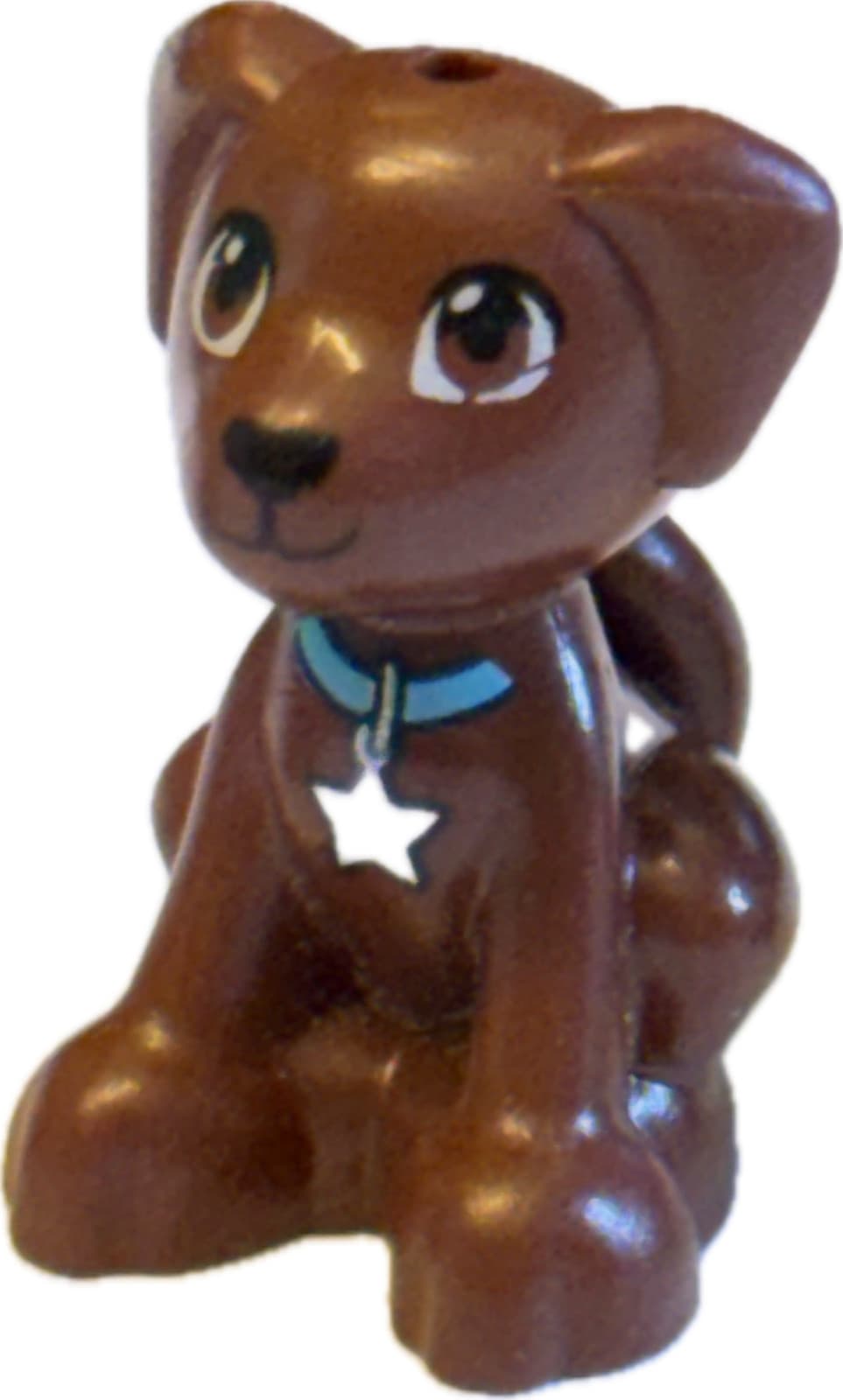 Listing photo for Lego MINIFIGURES LEGO Dog, Puppy - Reddish Brown COMBINE POST SAVE MONEY 💵