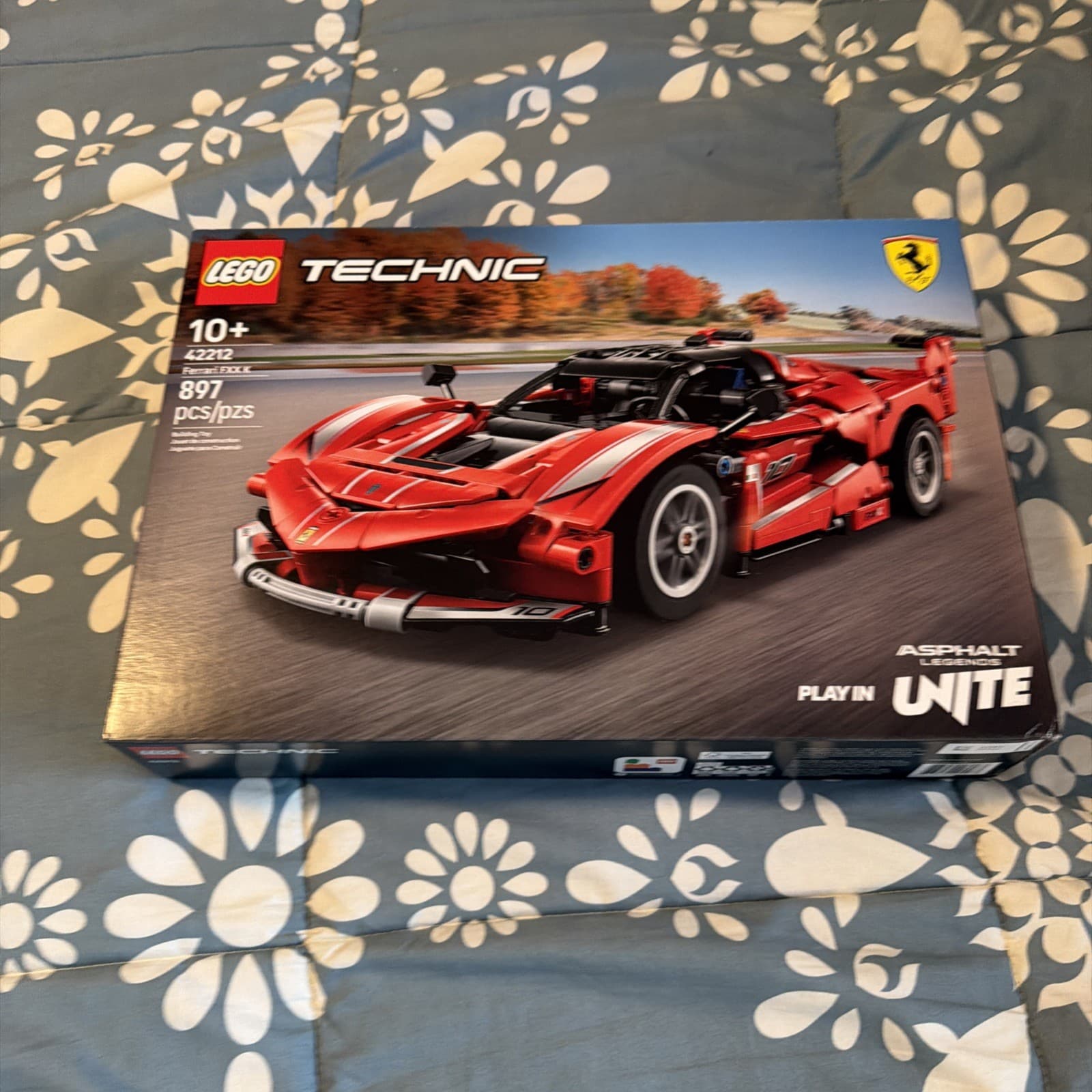 Listing photo for LEGO Technic Asphalt Legends Ferrari FXX K 897 pcs. # 42212 sealed
