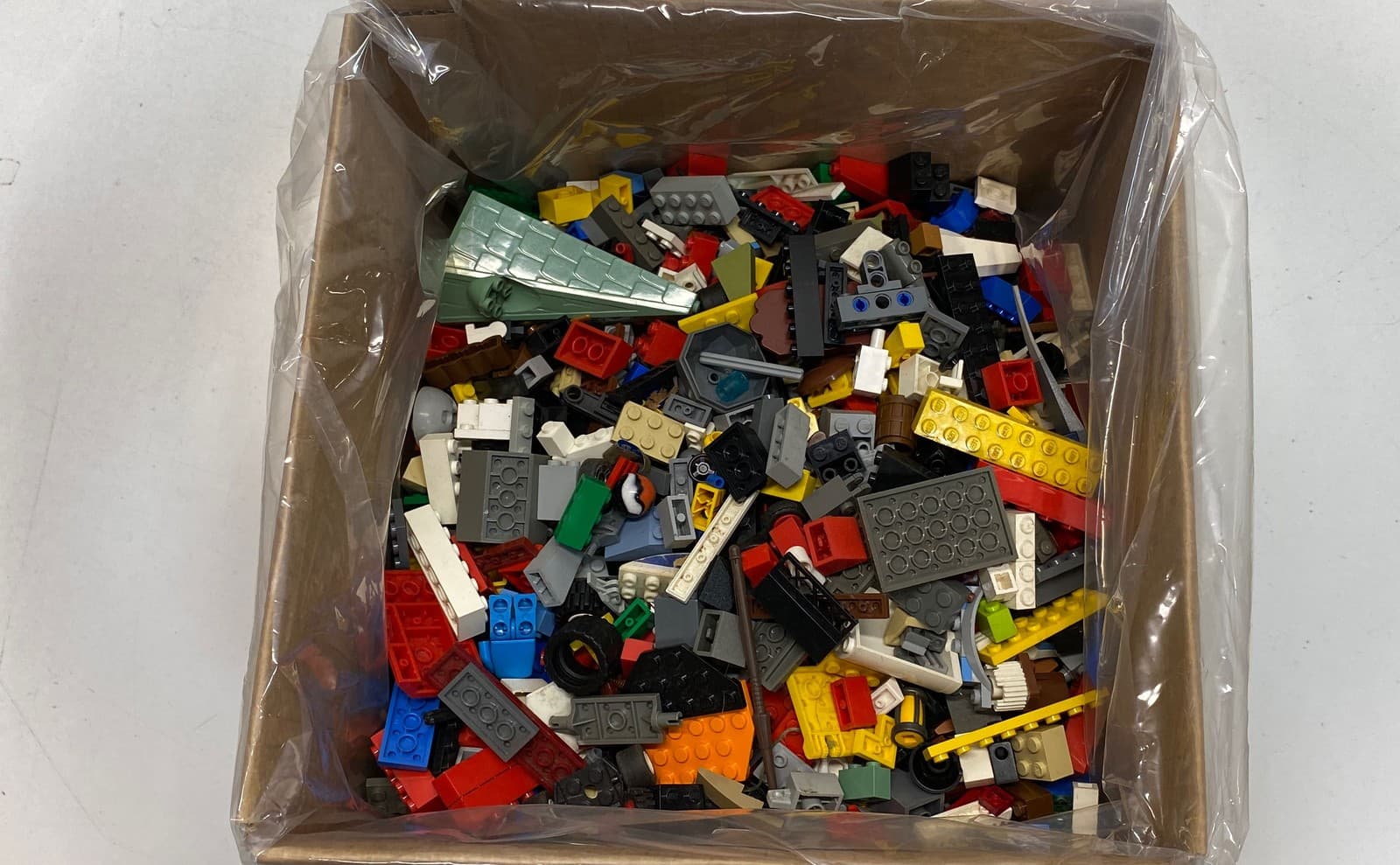 Listing photo for LEGO Bulk Lot Mixed Bricks Pieces Wheels Specialty Parts 8 lbs