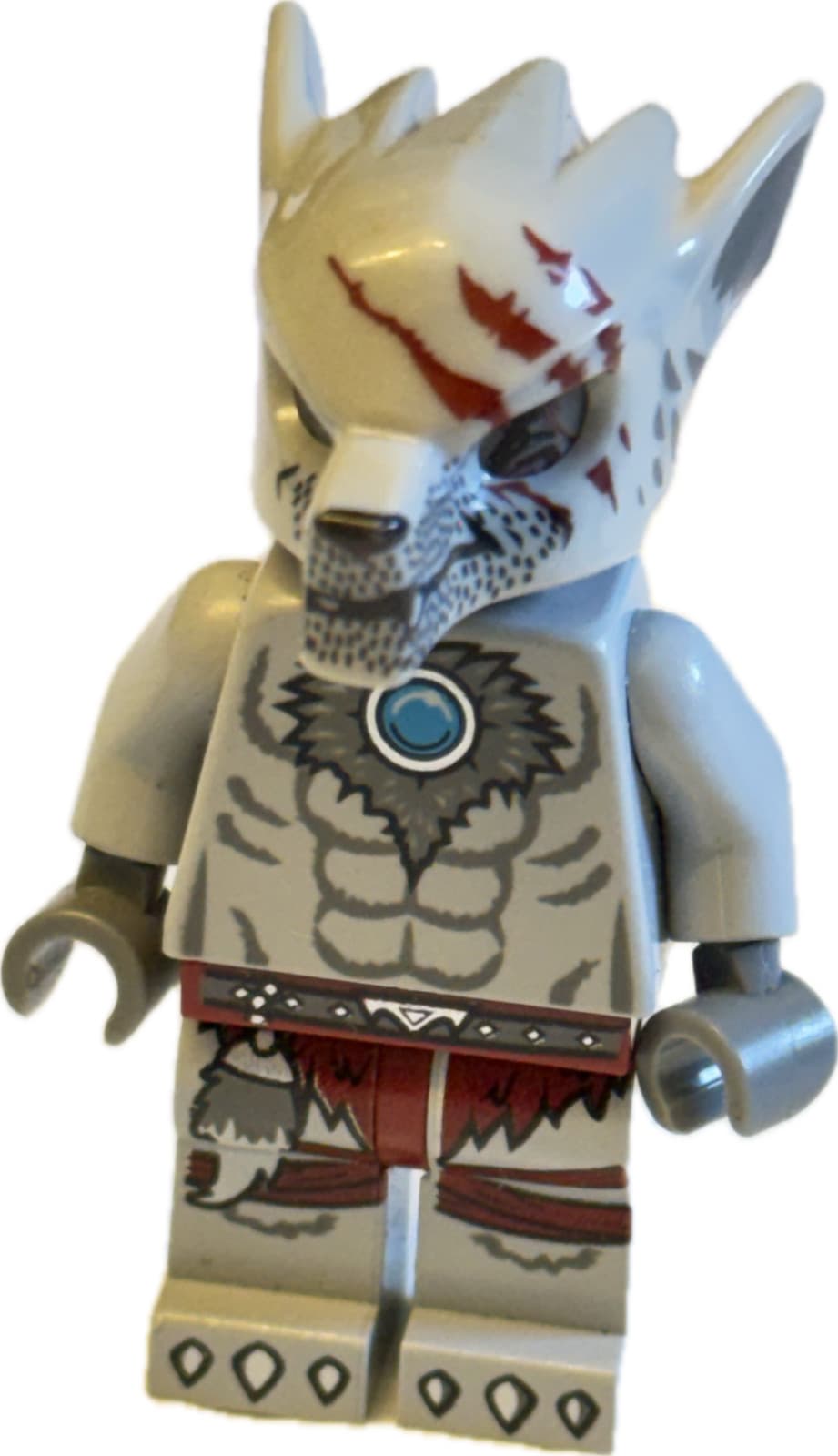 Listing photo for Lego MINIFIGURES LEGO Winzar Minifig Grey Wolf The Legend of Chima Ice Tower