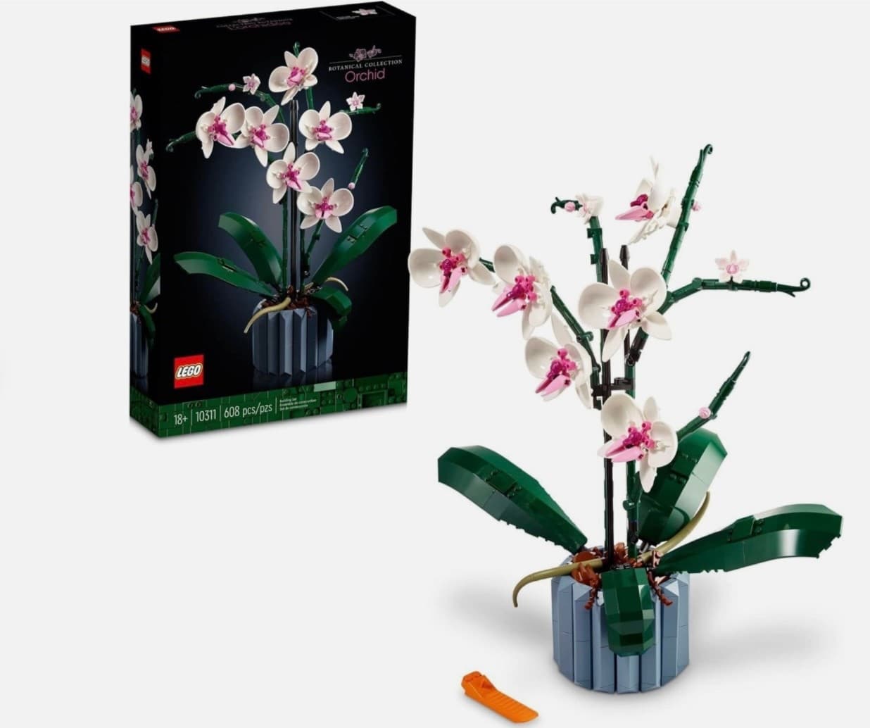 Listing photo for LEGO Botanicals Orchid - Artificial, Fake Indoor Flowers Building Set 10311 NEW
