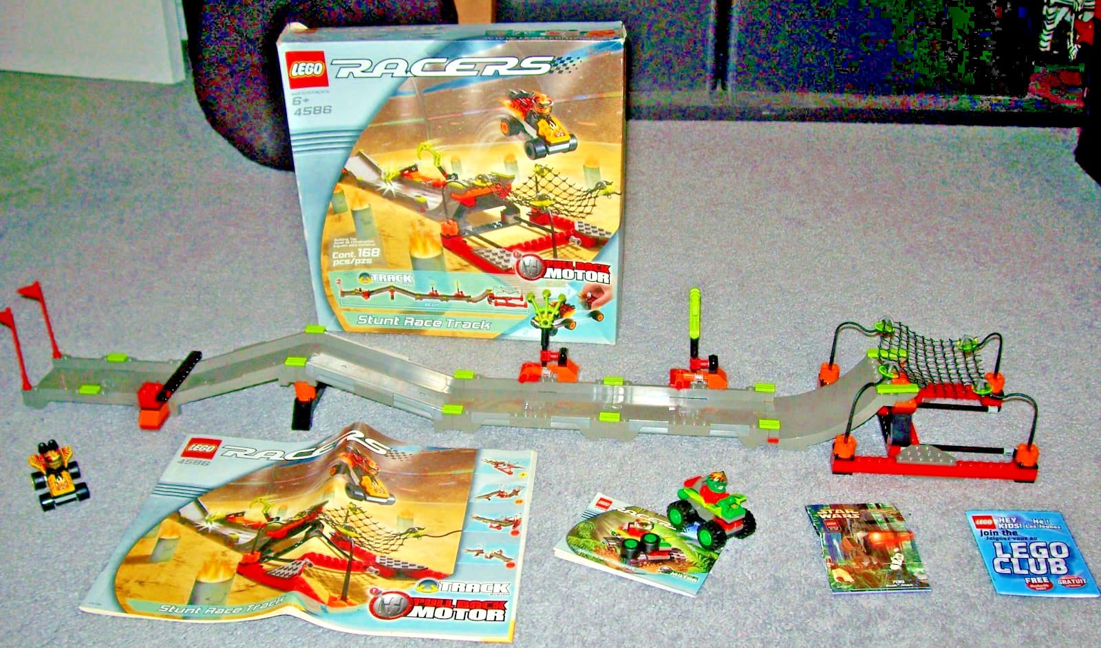 Listing photo for Lego Racers Track System 4586 Stunt Race Track & 4583 Dome Racers Maverick Storm