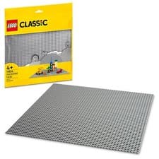 Listing photo for LEGO #10701 Classic Gray Baseplate, Square 48x48, Brand New/Sealed Package