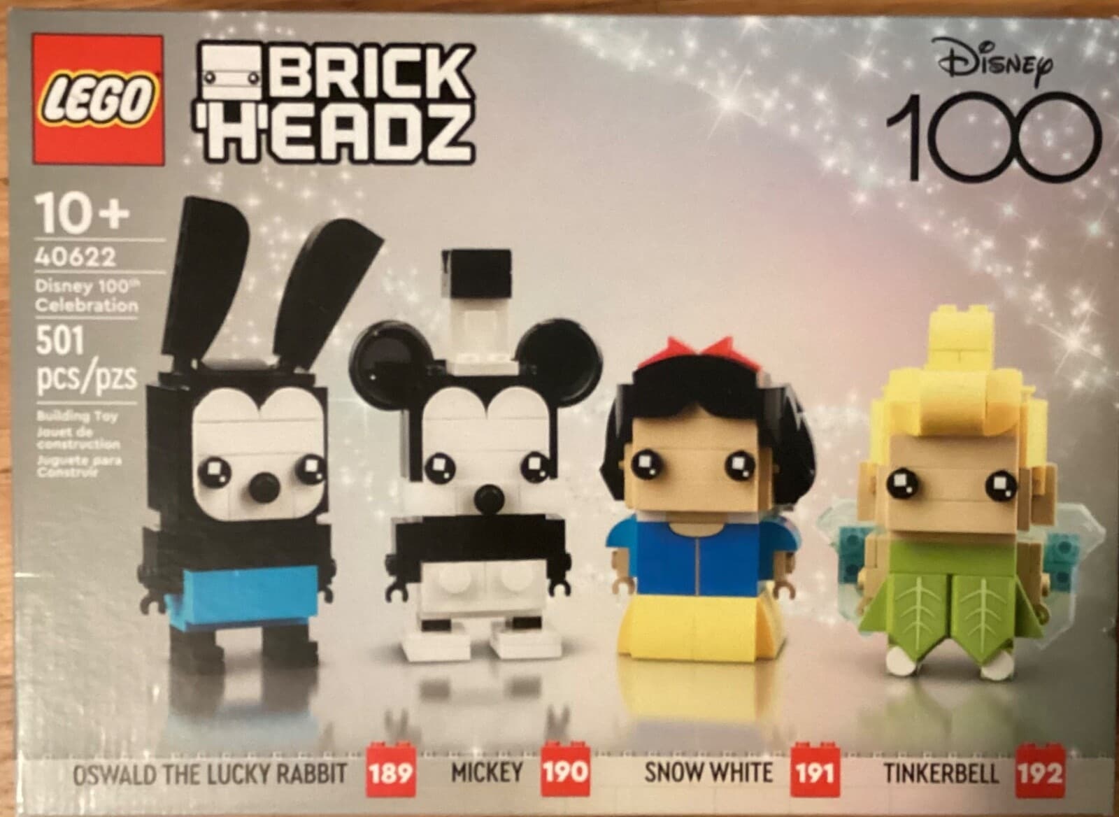 Listing photo for LEGO 40622 Disney 100th Celebration BrickHeadz Mickey Mouse Oswald Snow White