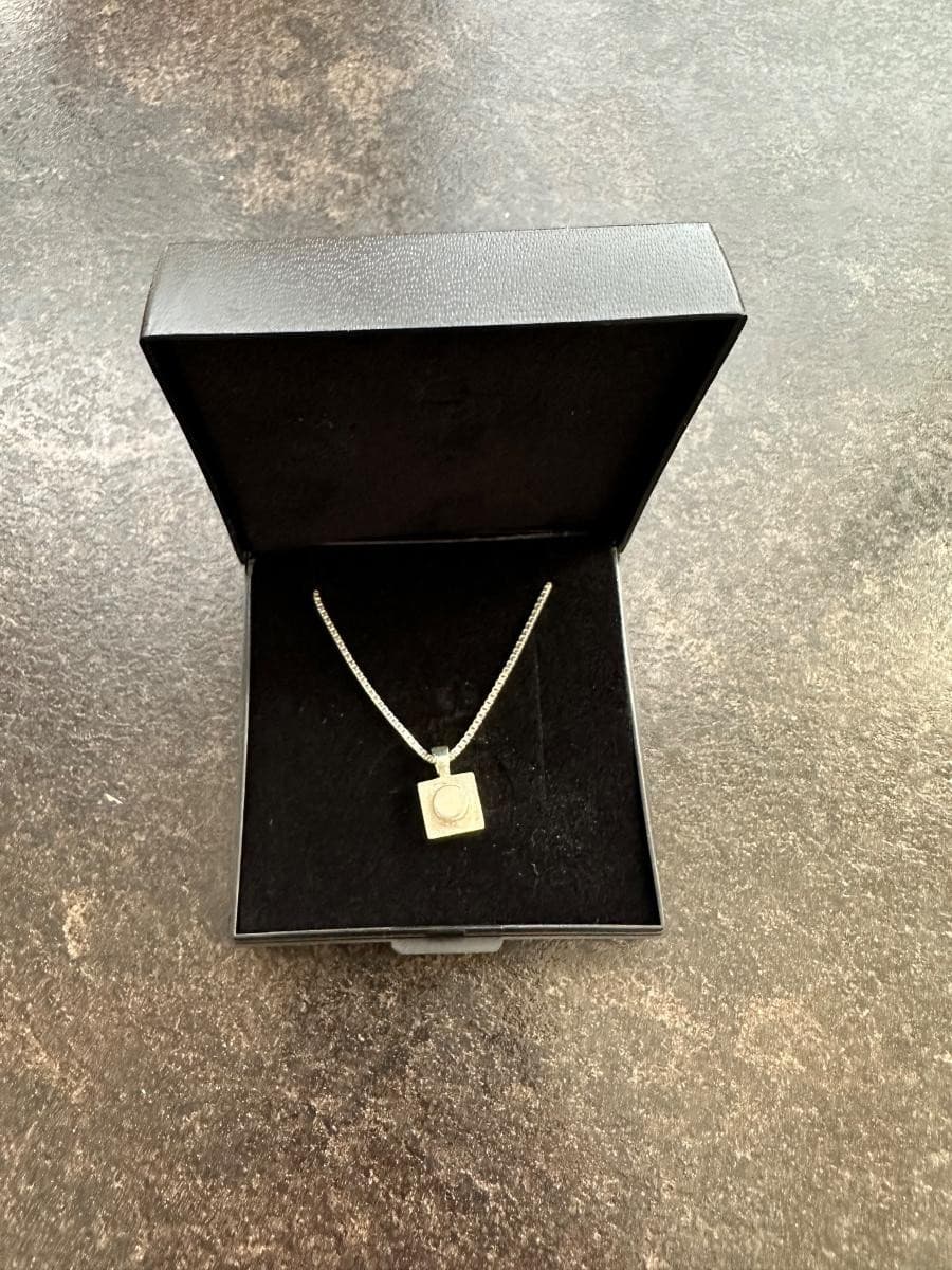 Listing photo for Lego silver necklace for employee KLADNO-10 Year Anniversary - SUPER ULTRA RARE