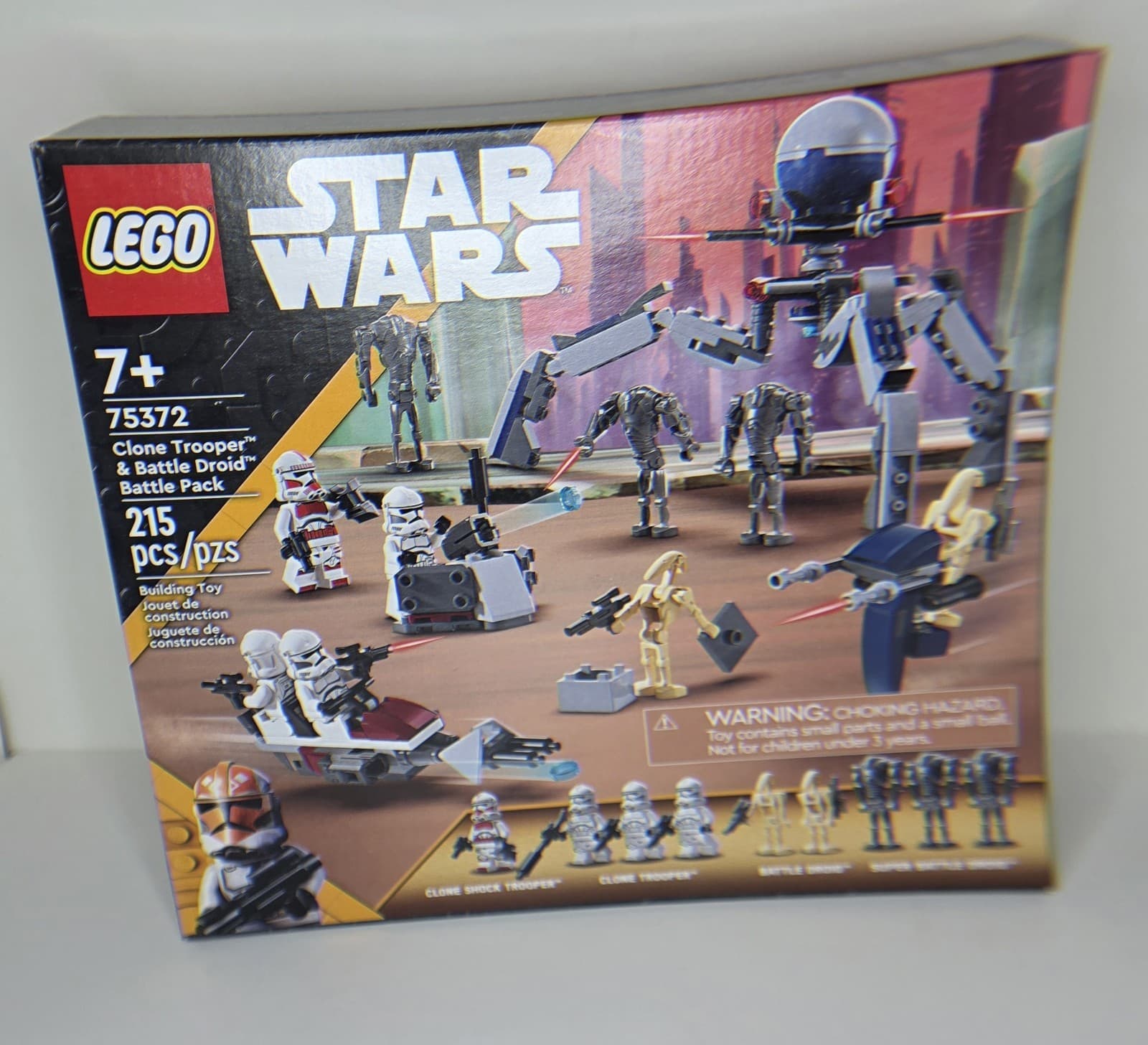 Listing photo for LEGO Star Wars: Clone Trooper & Battle Droid Battle Pack (75372) new in box