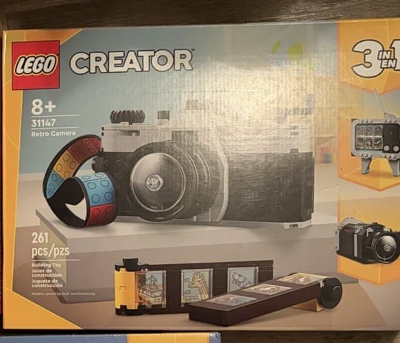 Listing photo for LEGO Creator 3-in-1 Retro Camera Set 31147 261 pcs Complete w/ Box