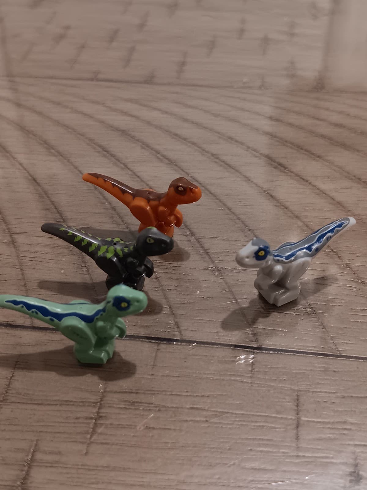 Listing photo for JURASSIC PARK/WORLD BABY DINOS ~ 4 SET of LEGO'S ~ BLUE, DELTA, ECHO, & CHARLIE!