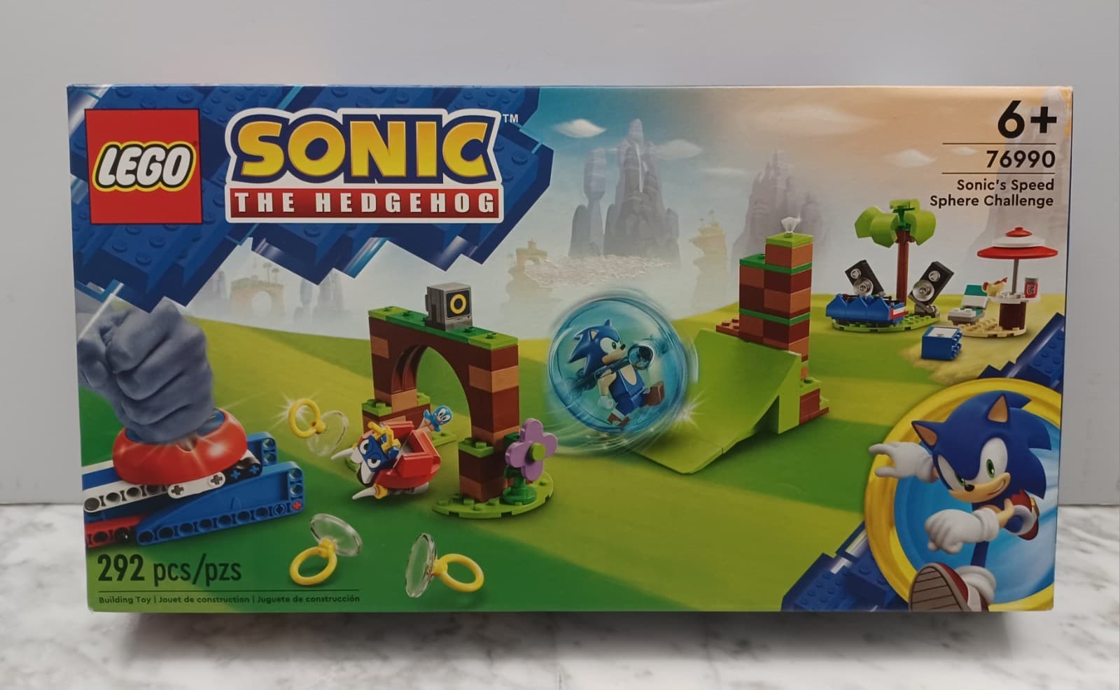 Listing photo for Retired Factory Sealed LEGO Sonic's Speed Sphere Challenge 76990