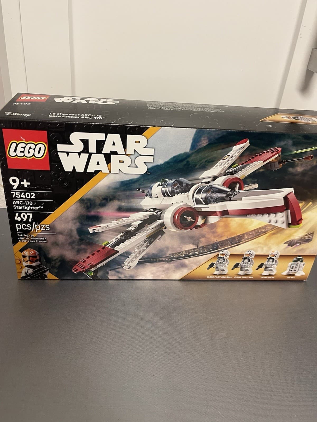 Listing photo for LEGO Star Wars ARC-170 Starfighter 75402- 497 PCs - 9+ NIB Sealed