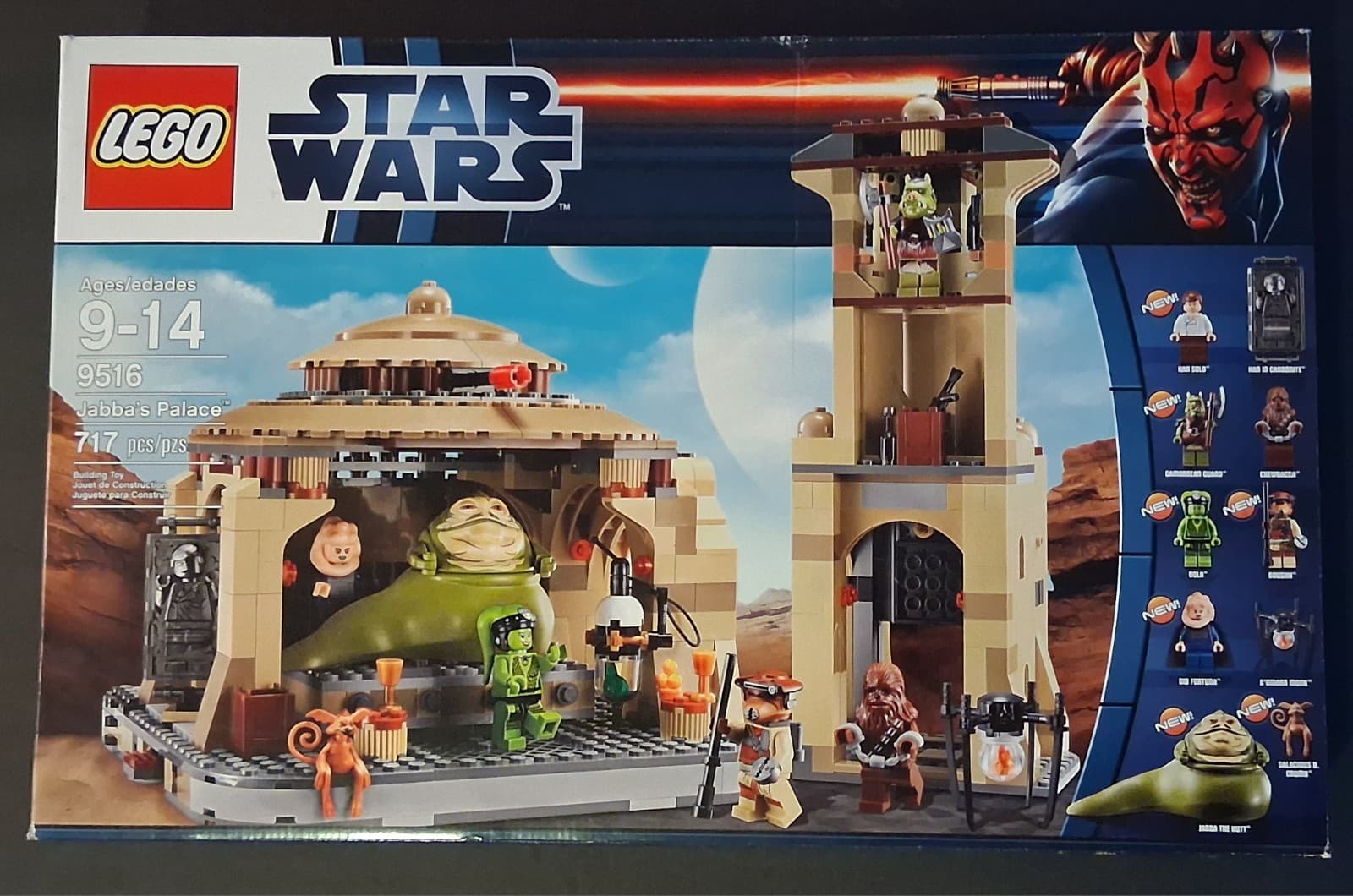 Listing photo for Lego Starwars #9516 Jabba's Palace Complete Set Factory Sealed ( Retired )