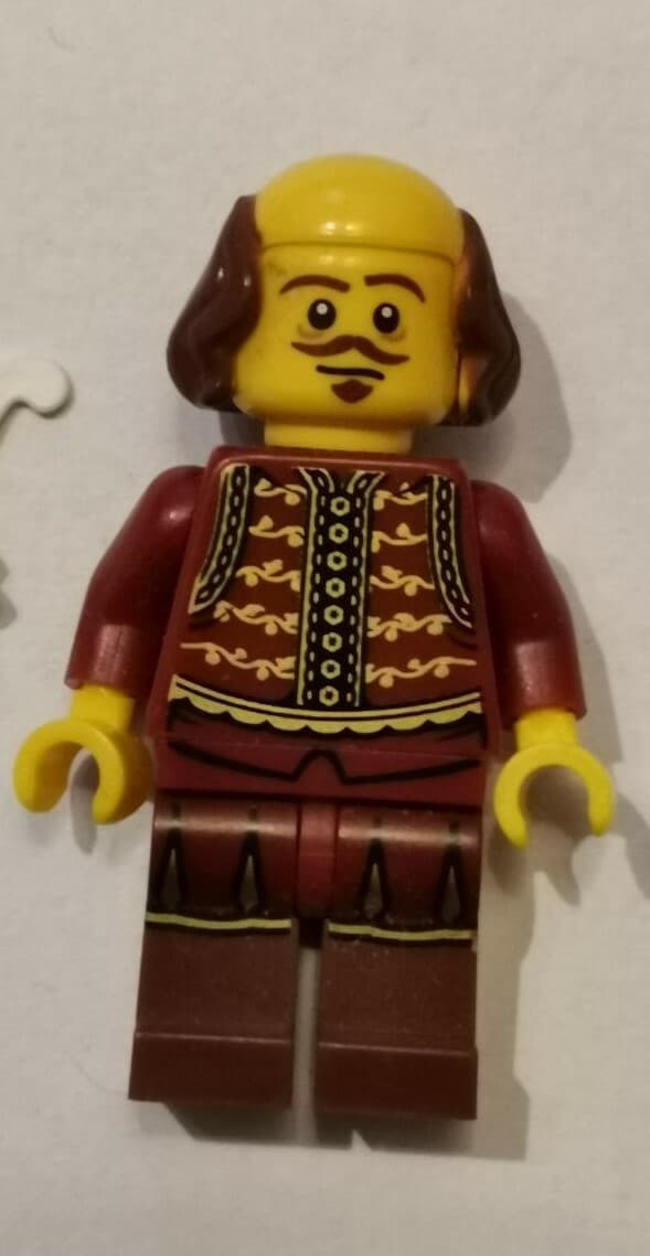 Listing photo for Lego Minifigure William Shakespeare - VERY RARE, VALUABLE
