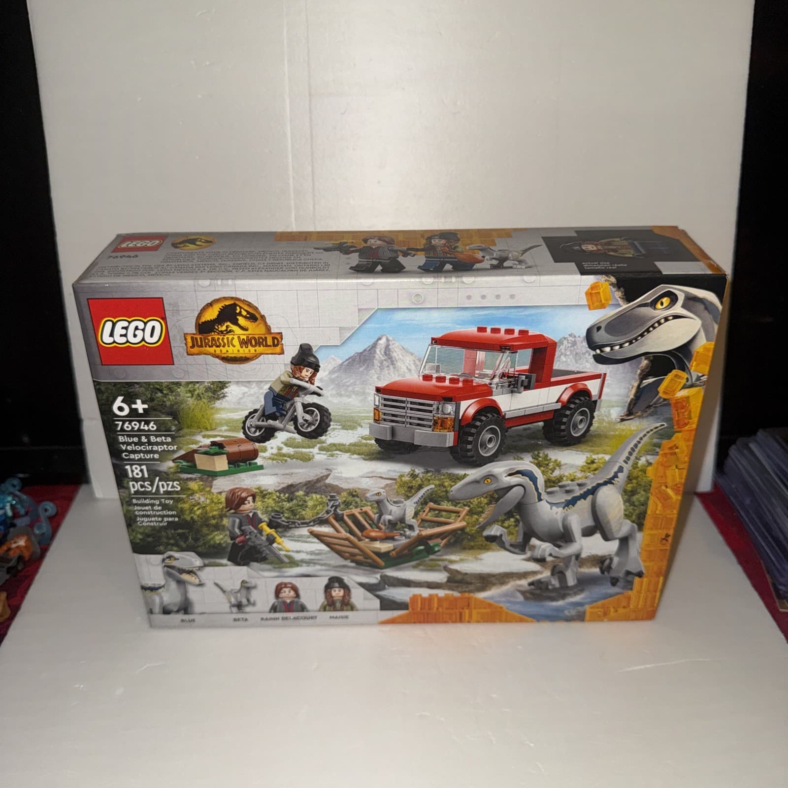 Listing photo for LEGO Jurassic World: Blue & Beta Velociraptor Capture (76946)